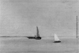 Studie für Schiffe und Segelboote auf dem Delaware- Studie für Schiffe und Segelboote auf dem Delaware-