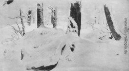 Wald unter dem Schnee Wald unter dem Schnee