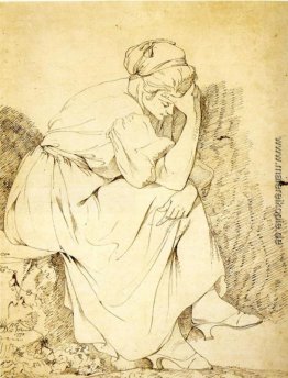 Study of Melancholy Mädchen Study of Melancholy Mädchen