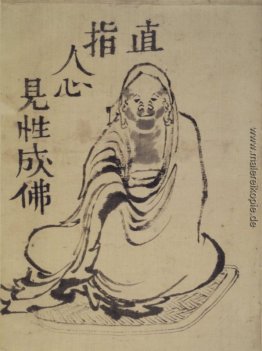 Skizze der Daruma Skizze der Daruma