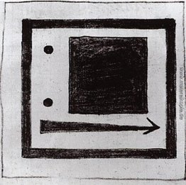 Quadrat, Kreis und Pfeil Quadrat, Kreis und Pfeil