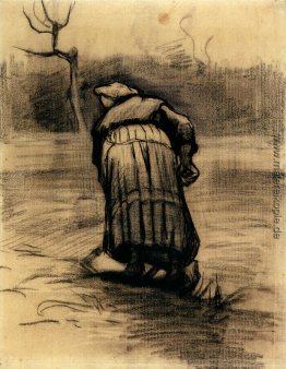 Peasant Woman Lifting Potatoes Peasant Woman Lifting Potatoes
