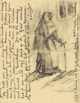 Alte Frau von hinten gesehen Alte Frau von hinten gesehen