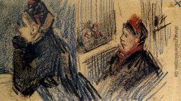 Zwei Frauen in einem Balkon Box Zwei Frauen in einem Balkon Box