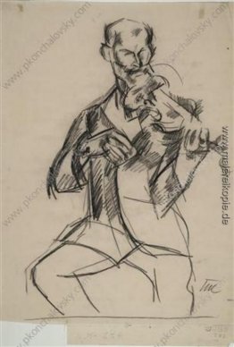 Portrait eines Geigers Grigori Fjodorowitsch Romashkov Portrait eines Geigers Grigori Fjodorowitsch Romashkov