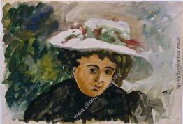 Weibliche Porträt (Voronova). Studie. Weibliche Porträt (Voronova). Studie.