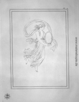 Bacchante führenden einen Spiegel Bacchante führenden einen Spiegel