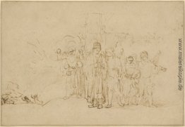 Lot und seine Familie, die Sodom Lot und seine Familie, die Sodom