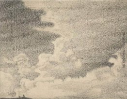 Skizze der Landschaft und Wolken Skizze der Landschaft und Wolken