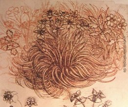 Zeichnung einer botanischen Studie Zeichnung einer botanischen Studie