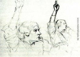 Studie zur "Boyarynya Morozova" Studie zur "Boyarynya Morozova"