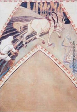 Studieren Sie für den fresco "Ilmarinen pflügen die Viper-Feld ' Studieren Sie für den fresco "Ilmarinen pflügen die Viper-Feld '