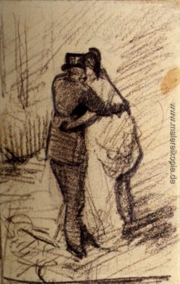 Ein Mann und eine Frau gesehen von der Rückseite Ein Mann und eine Frau gesehen von der Rückseite