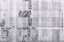 Entwurf für die Fassade des Palazzo Ramirez de Montalvo Entwurf für die Fassade des Palazzo Ramirez de Montalvo