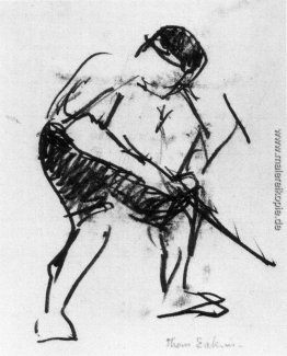 Zeichnung einer Workman Zeichnung einer Workman