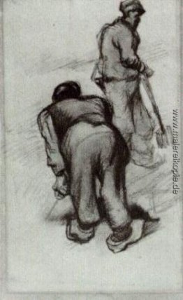 Studie von zwei Bauern Studie von zwei Bauern