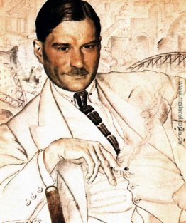 Porträt von Yevgeny Zamyatin Porträt von Yevgeny Zamyatin