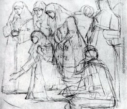 Studie zur "Boyarynya Morozova" Studie zur "Boyarynya Morozova"