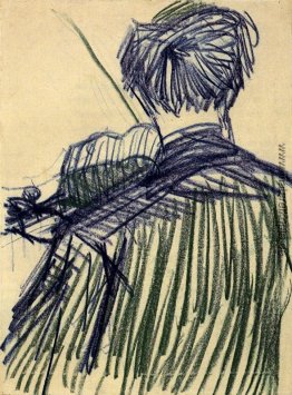 Violinist gesehen von der Rückseite Violinist gesehen von der Rückseite