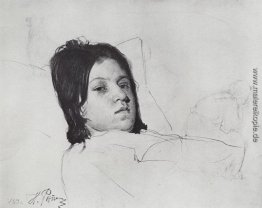 Frauenkopf (V.A. Repina im Bett) Frauenkopf (V.A. Repina im Bett)
