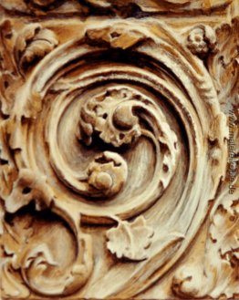 Spiral Befreiung von der nördlichen Querschiff Tür, Kathedrale v Spiral Befreiung von der nördlichen Querschiff Tür, Kathedrale v