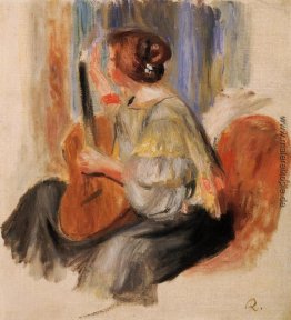 Frau mit Gitarre Frau mit Gitarre