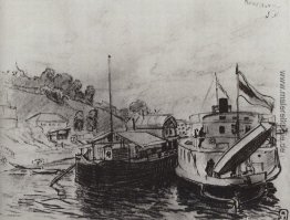 Kineshma. Steamer am Pier Kineshma. Steamer am Pier