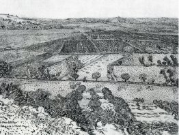 La Crau von Montmajour gesehen La Crau von Montmajour gesehen