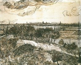 Ansicht von Arles von einem Hügel Ansicht von Arles von einem Hügel