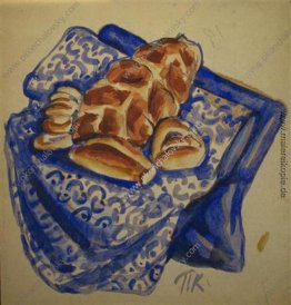 Skizze Stilleben mit Brot Skizze Stilleben mit Brot
