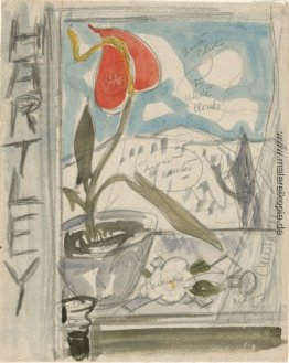 Studie für Poster Portrait Marsden Hartley Studie für Poster Portrait Marsden Hartley
