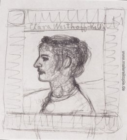 Porträt von Clara Rilke-Westhoff Porträt von Clara Rilke-Westhoff