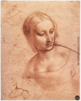 Studie für Madonna mit dem Yarnwinder Studie für Madonna mit dem Yarnwinder