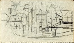Abstrahierte Stadtbild aus Skizzenbuch 130 Abstrahierte Stadtbild aus Skizzenbuch 130