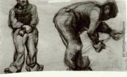 Studie von zwei Bauern Studie von zwei Bauern