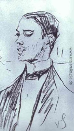 Portrait Vazlav Nizhinsky Portrait Vazlav Nizhinsky