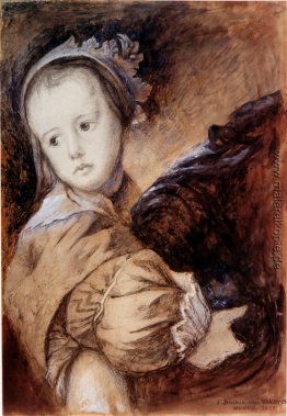 Kopieren von einem Mädchen in van Dycks Bildnis der Gattin des C Kopieren von einem Mädchen in van Dycks Bildnis der Gattin des C