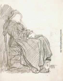Eine Studie einer Frau Asleep Eine Studie einer Frau Asleep