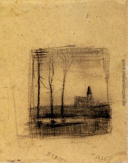 Landschaft mit einer Kirche Landschaft mit einer Kirche