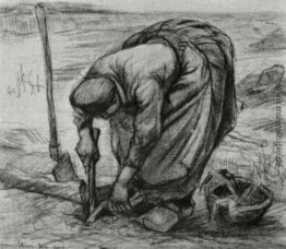 Ländliche Frau, die rote Rüben Ländliche Frau, die rote Rüben