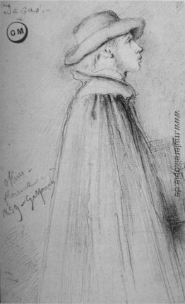 Degas Porträt in den Uffizien Degas Porträt in den Uffizien