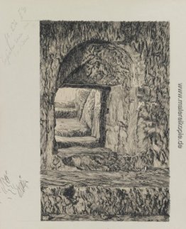 Die runden Stein aus dem Inneren gesehen Die runden Stein aus dem Inneren gesehen
