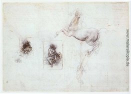 Studium der Leda und ein Pferd Studium der Leda und ein Pferd