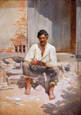 Caipira Chopping Tobacco (Skizze) Caipira Chopping Tobacco (Skizze)