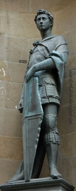 Statue des Heiligen Georg in Orsanmichele, Florenz Statue des Heiligen Georg in Orsanmichele, Florenz