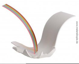 Regenbogen mit Wasserfall Regenbogen mit Wasserfall