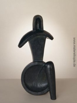 Sitzende geometrische Figur Sitzende geometrische Figur