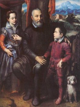 Family Portrait, Minerva, Amilcare und Asdrubale Anguissolas Family Portrait, Minerva, Amilcare und Asdrubale Anguissolas