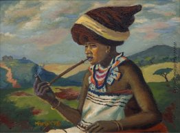 Traditionelle Xhosa Frau Traditionelle Xhosa Frau