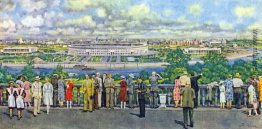 Moskau. Mit Blick auf das Lenin-Stadion in Luzhniki Moskau. Mit Blick auf das Lenin-Stadion in Luzhniki